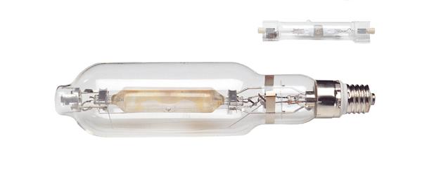 Metaaldamplamp  1000 watt gasontladingslamp . Metal halide